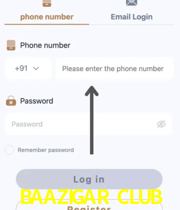 BAAZIGAR CLUB login